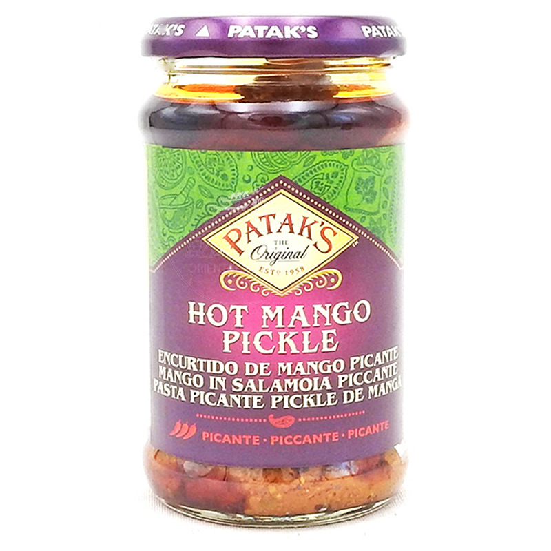 MANGO ENCURTIDO (PICANTE) *PATAKS* 印度辣腌芒果 283g/6