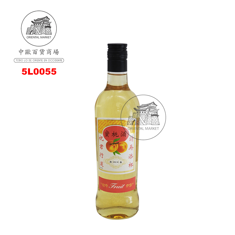 LICOR MELOCOTON   *XINXI* 新喜牌水蜜桃酒 700ml/6