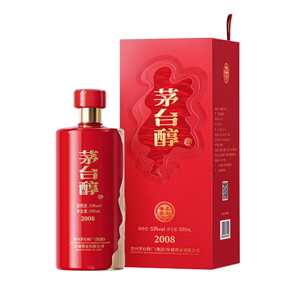 [501543/5A0474] AGUARDIENTE (53%) 2008 CHUN *MOUTAI* 茅台醇 2008 500ml/6