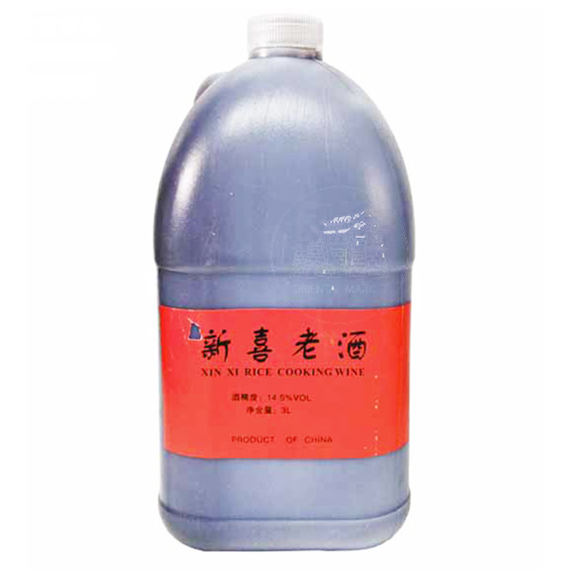 VINO DE ARROZ PARA COCINAR  (14,5%) WENZHOU 新喜温州老酒 3L/6
