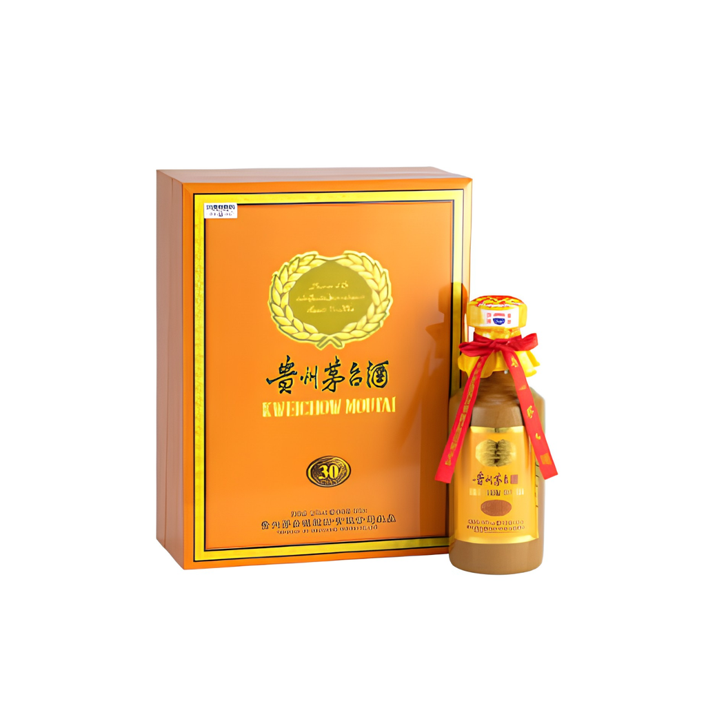 [501544/5A0486] AGUARDIENTE (53%) 30 AÑOS *MOUTAI* 茅台酒三十年礼盒装 500ml/6