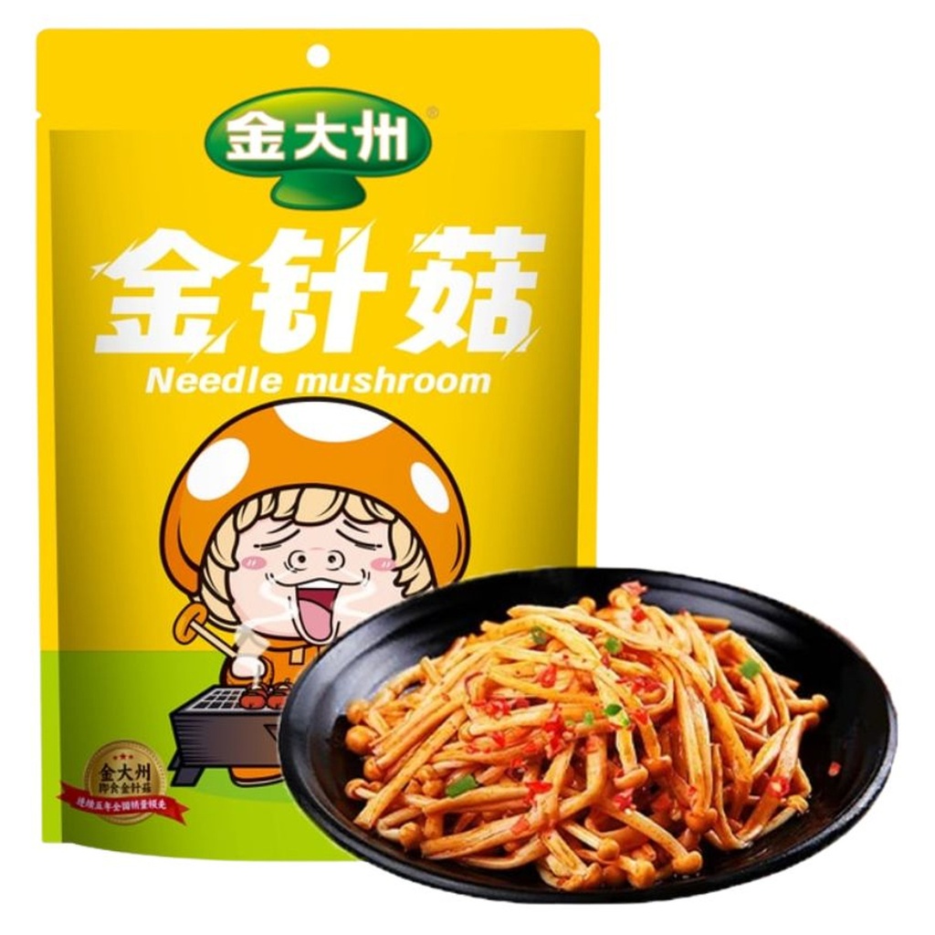 HONGOS ENOKI *金大洲* 金针菇烧烤味 150g/30