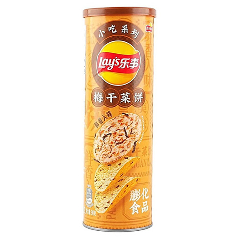 [501913/5C0990] CHIPS SABOR MOSTAZA *LAYS* 乐事薯片 梅干菜饼 90g/24