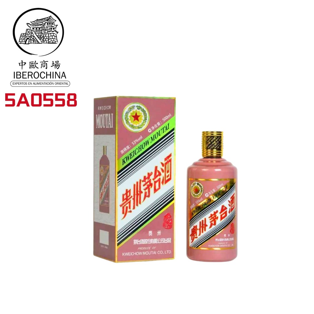 AGUARDIENTE (53%) EDICION SERPIENTE *MOUTAI* 53% 贵州茅台酒（蛇年）500ml/6
