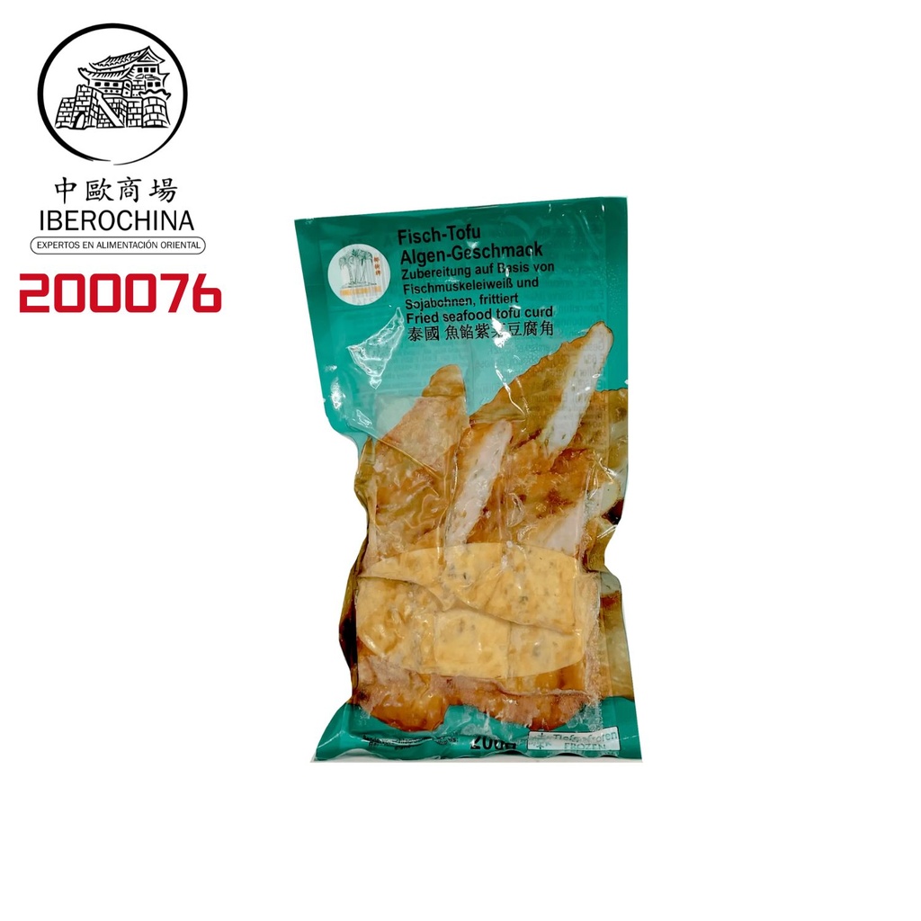 TOFU FRITO CON MARISCO *ASROPA* 鱼馅紫菜豆腐角 200g/30