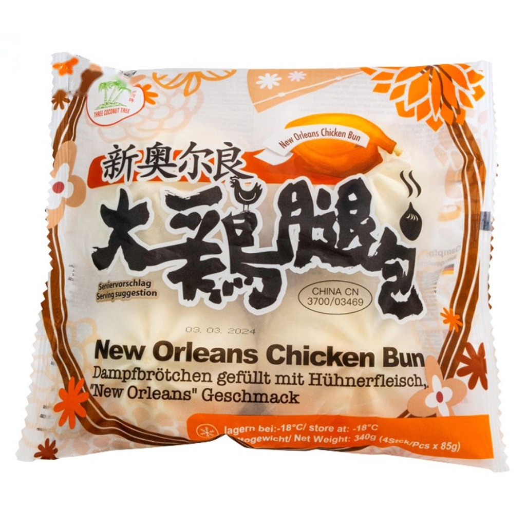 BAO POLLO NUEVA ORLEANS *ASROPA* 新奥尔良大鸡腿包 85g/12u/4