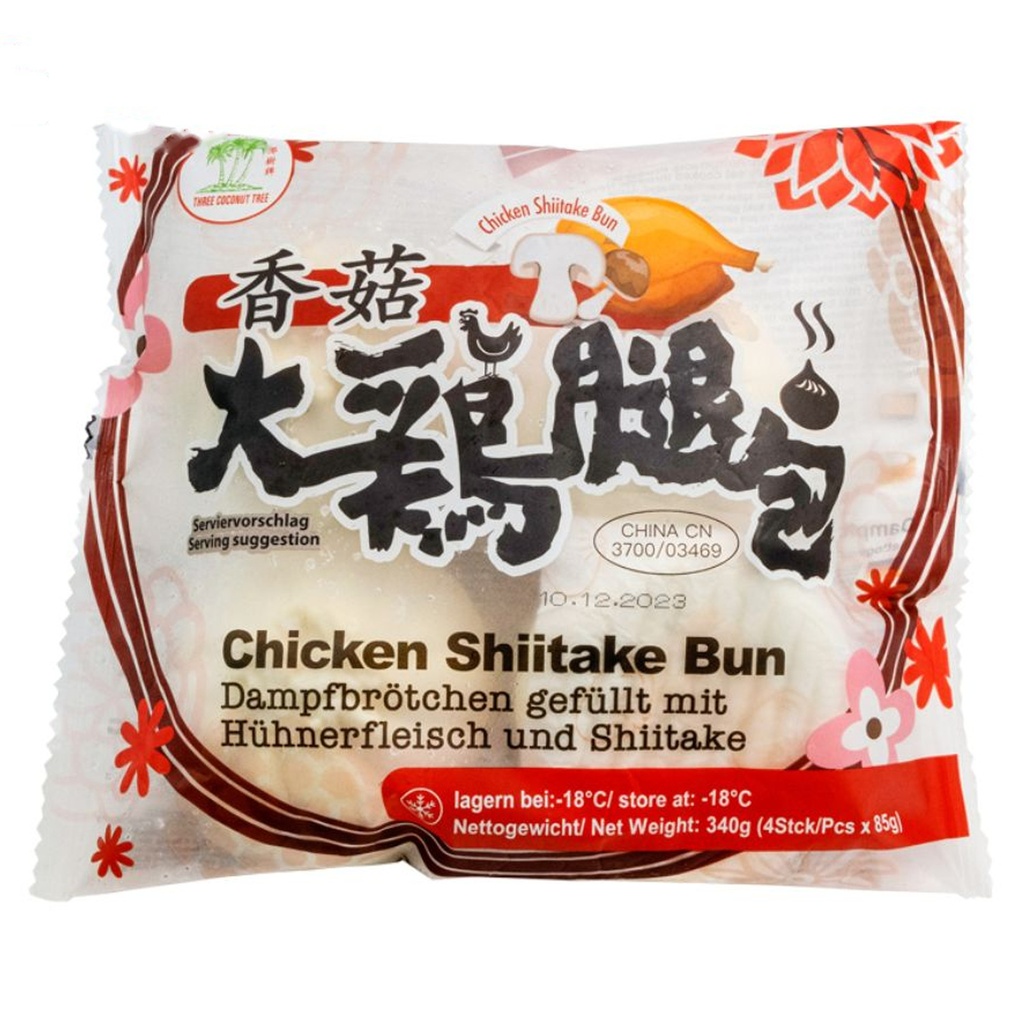 BAO POLLO CON SETAS *ASROPA* 香菇大鸡腿包 85g/12u/4