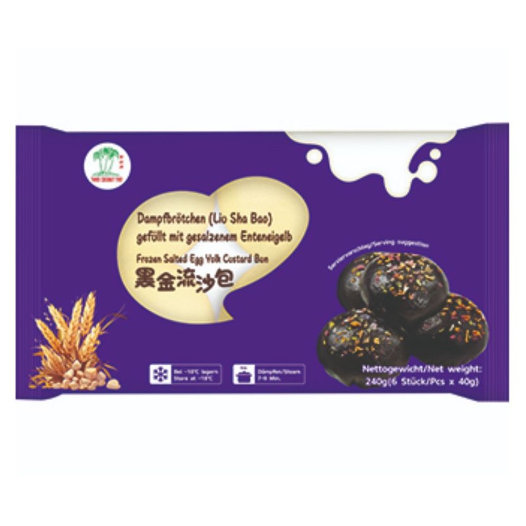 BAO NATILLA DE YEMA DE HUEVO *ASROPA* 黑色流沙包 240g/24