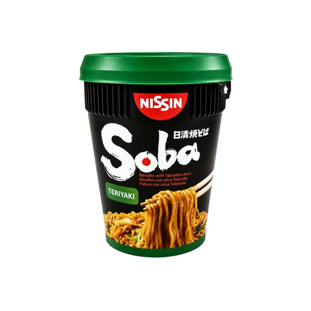 [501088/5T0322] SOBA CUP TERIYAKI *NISSIN* 日清照烧杯面 90g/8