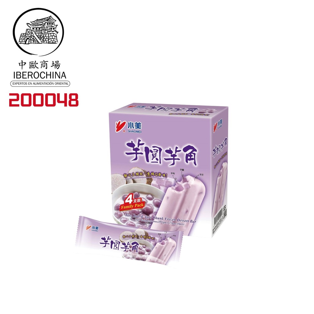 HELADO DE TARO *XIAOMEI* 小美芋圆芋角雪糕 75g/6
