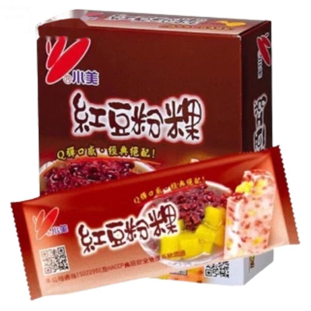 HELADO DE SOJA ROJA GELATINA *XIAOMEI* 小美红豆粉粿冰棒 75g/6