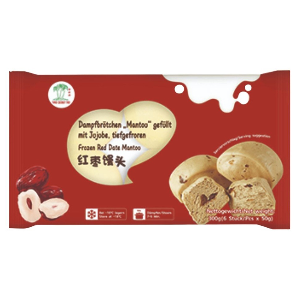 PAN CON JUJUBA ROJA *ASROPA* 中国红枣馒头 300g/24