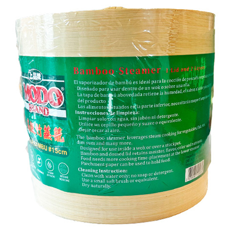 VAPORERA BAMBU 6.5'' (15cm) 套裝竹蒸笼 /24