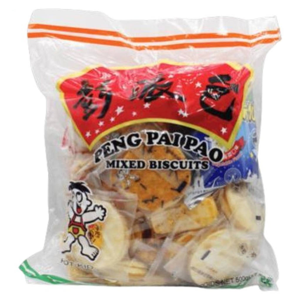 [502085/5G0164] GALLETA ARROZ GRANDE *WANT WANT* 旺旺雪饼彭派包 500g/5