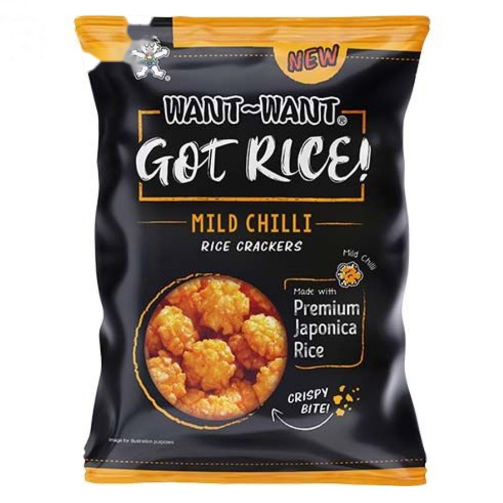 BOLA DE ARROZ PICANTE *WANT WANT* 旺旺雪球辣味 85g/40