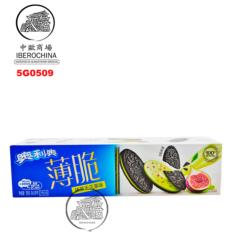 [502097/5G0509] GALLETA MATCHA DELGADA*OREO* 奥利奥薄抹茶饼干 95g/24