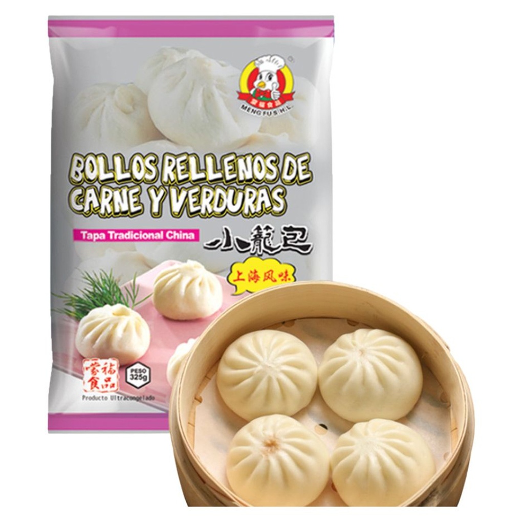 BOLLO CARNE Y VERDURA CONGELADO *MENGFU* 蒙福冻经典小笼包 300g/6