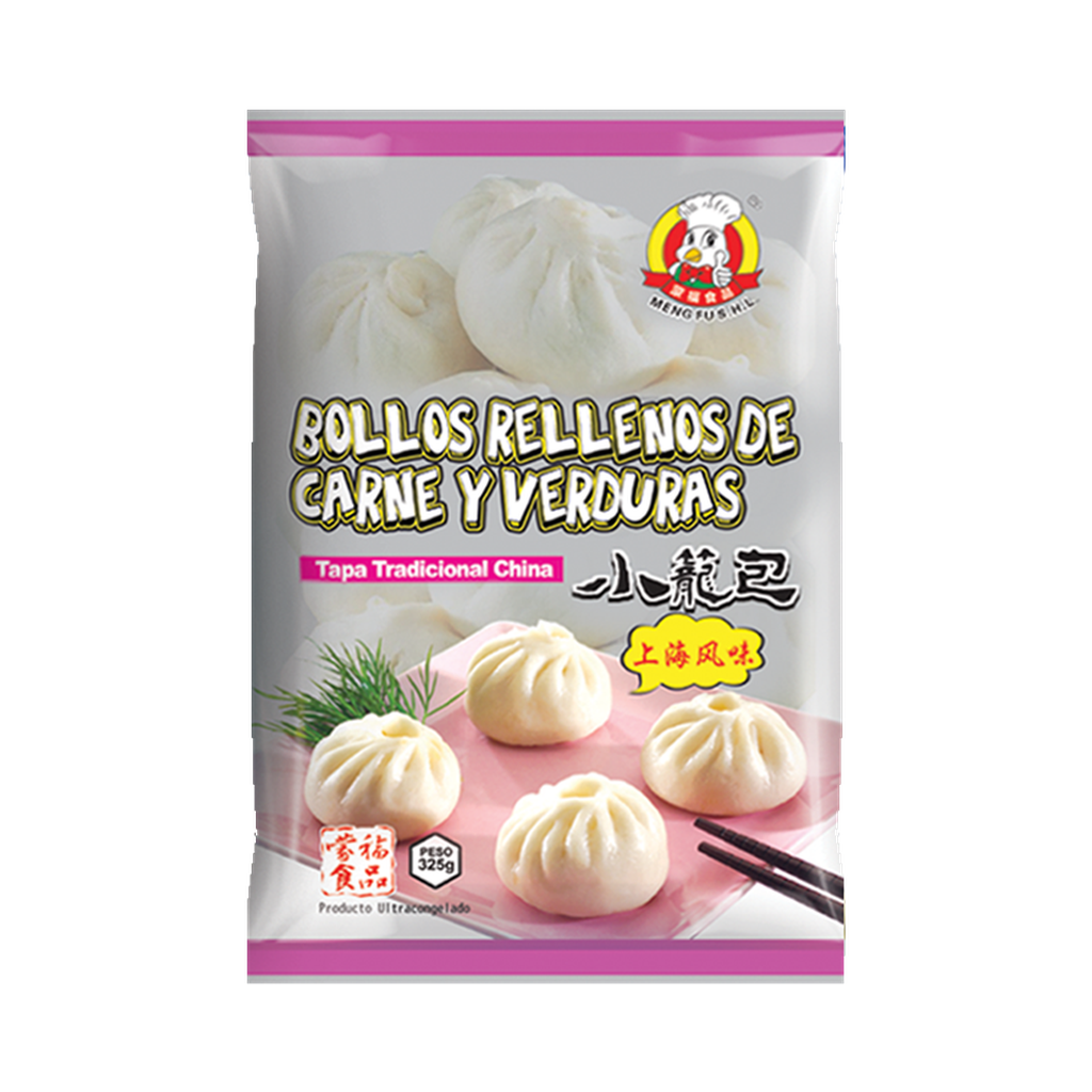 [200705/2X0011] BOLLO CARNE Y VERDURA CONGELADO *MENGFU* 蒙福冻经典小笼包 300g/6