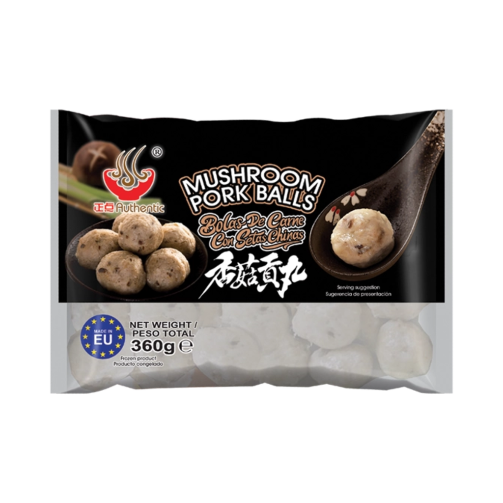 [200449/2A0089] ALBONDIGA CERDO SETA CONGELADA *AUTHENTIC* 正点冻香菇贡丸 360g/16