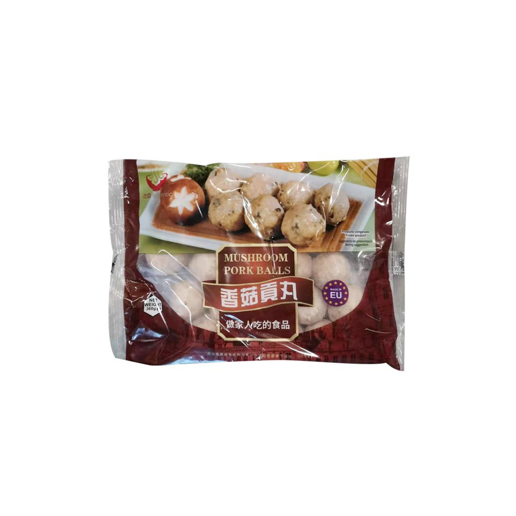 ALBONDIGA CERDO SETA CONGELADA *AUTHENTIC* 正点冻香菇贡丸 360g/16