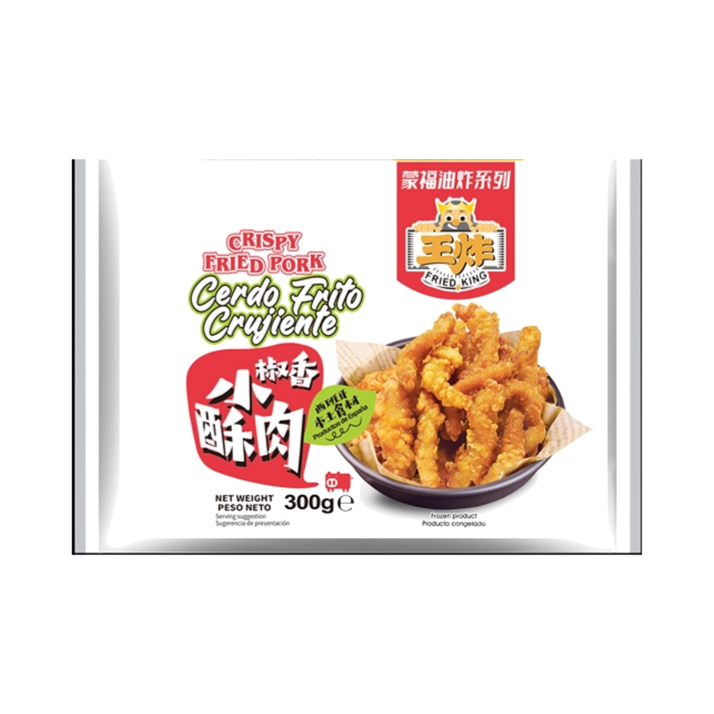 [200488/2C0111] TIRA CERDO CRUJIENTE CONGELADO *MENGFU* 蒙福冻小酥肉 300g/12