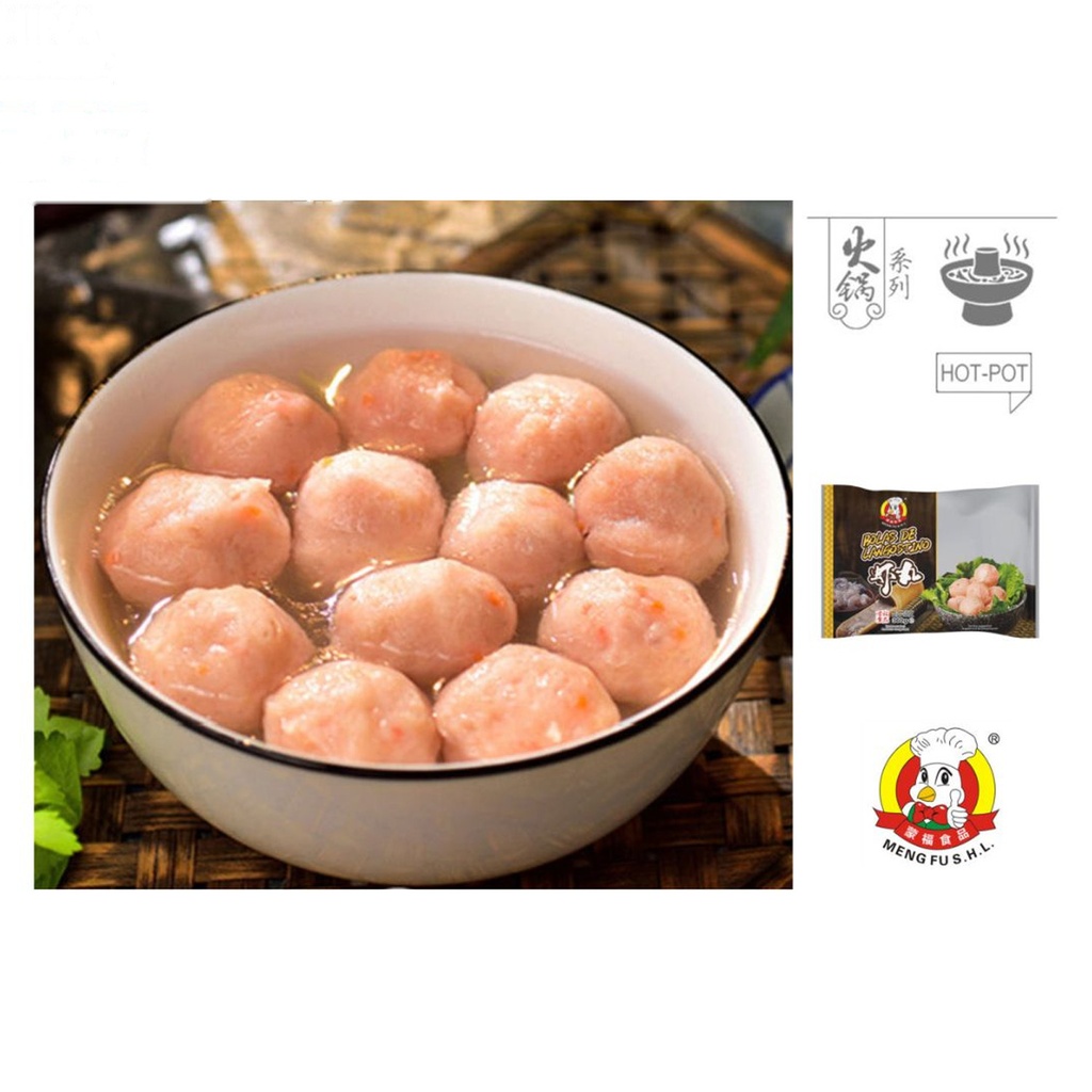 [200448/2A0087] ALBONDIGA LANGOSTINO CONGELADA *MENGFU* 蒙福冻虾丸 360g/16