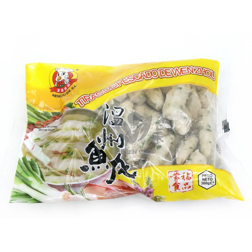 TIRA PESCADO WENZHOU CONGELADA *MENGFU* 蒙福冻温州鱼丸 360g/14