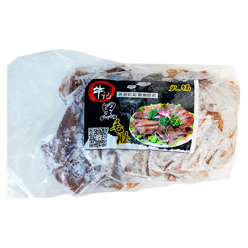 HOJA DE LIBRILLO VACUNO NEGRO 火锅黑毛肚片(化冻即涮) 500g/40