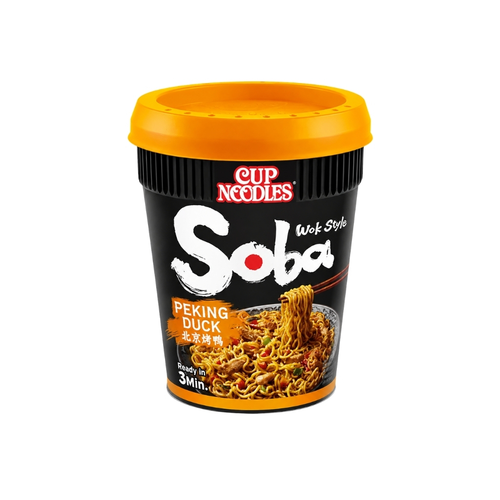 [501085/5T0025] SOBA CUP PATO PEKIN *NISSIN* 日清北京烤鸭杯面 87g/8