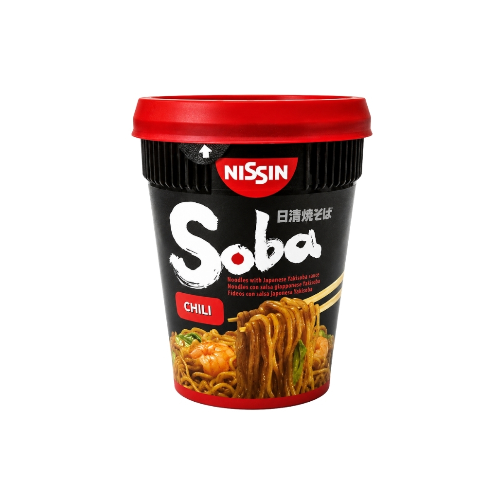 [501095/5T0349] SOBA CUP CHILI *NISSIN* 日清辣炒杯面 92g/8