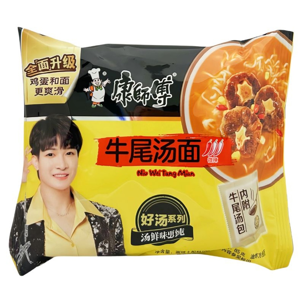 [500007] FIDEO RABO TORO *KANGSHIFU* 康师傅牛尾汤袋面 114g/24