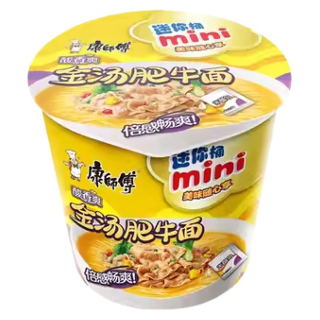 [500011] FIDEO TERNERA CON CALDO *KANGSHIFU* 康师傅金汤肥牛杯面 80g/12
