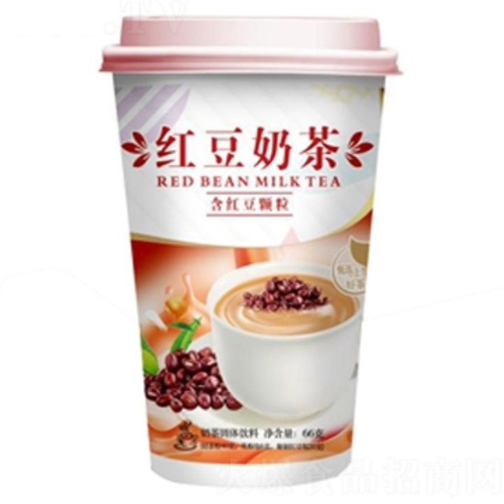 [500014] BUBBLE TEA SABOR A SOJA ROJA 唛香香红豆奶茶 60g/30