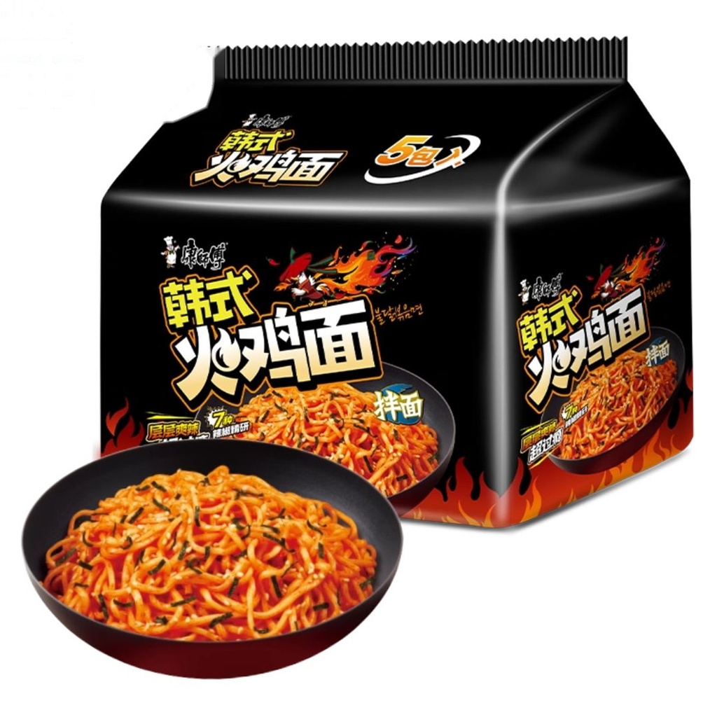 [500018] FIDEOS ESTILO KOREANO *KANGSHIFU* 康师傅韩式火鸡袋面 130G/5u/6