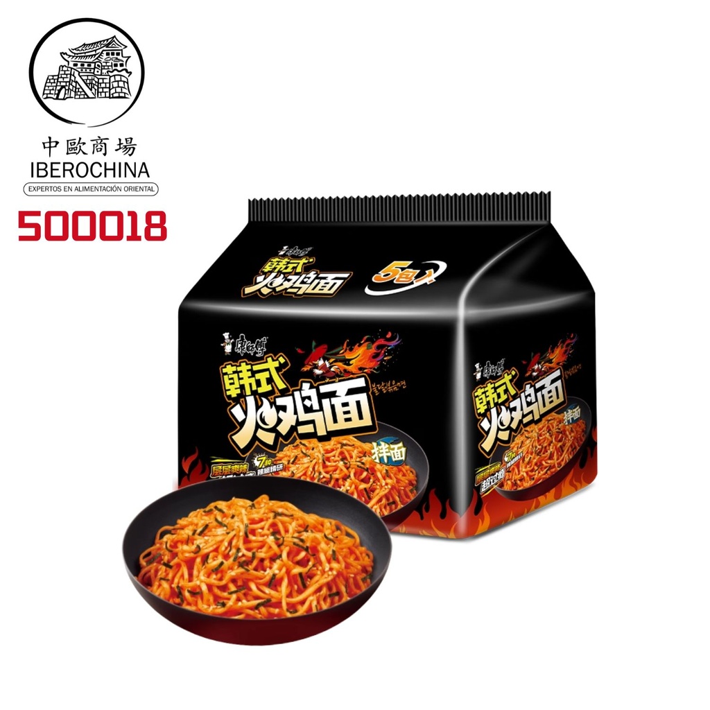 FIDEOS ESTILO KOREANO *KANGSHIFU* 康师傅韩式火鸡袋面 130G/5u/6