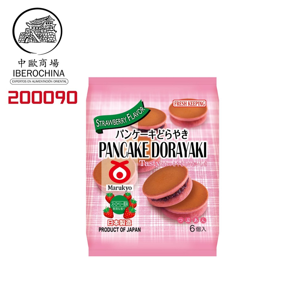 DORAYAKI FRESA *MARUKYO* 铜锣烧草莓味 310g/12