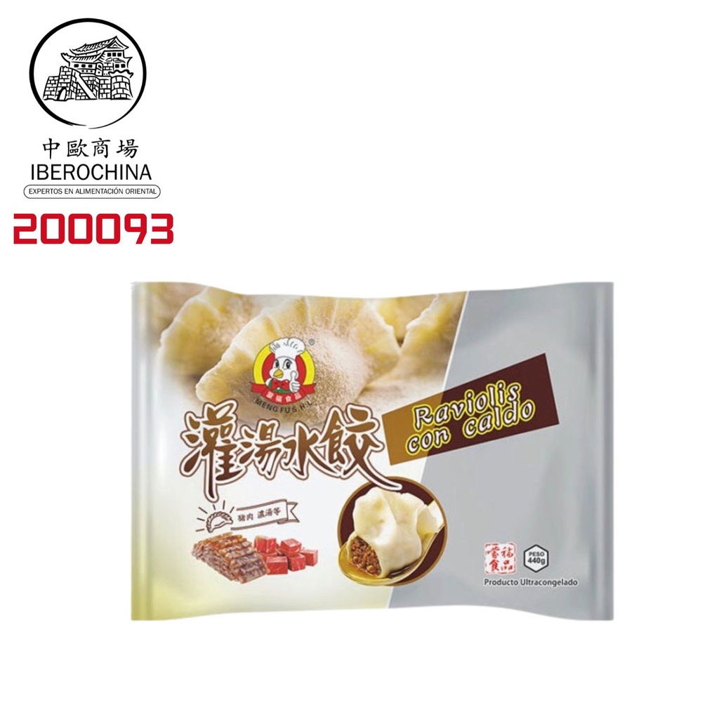 RAVIOLI CALDO CONGELADO *MENGFU* 蒙福冻灌汤水饺 400g/12