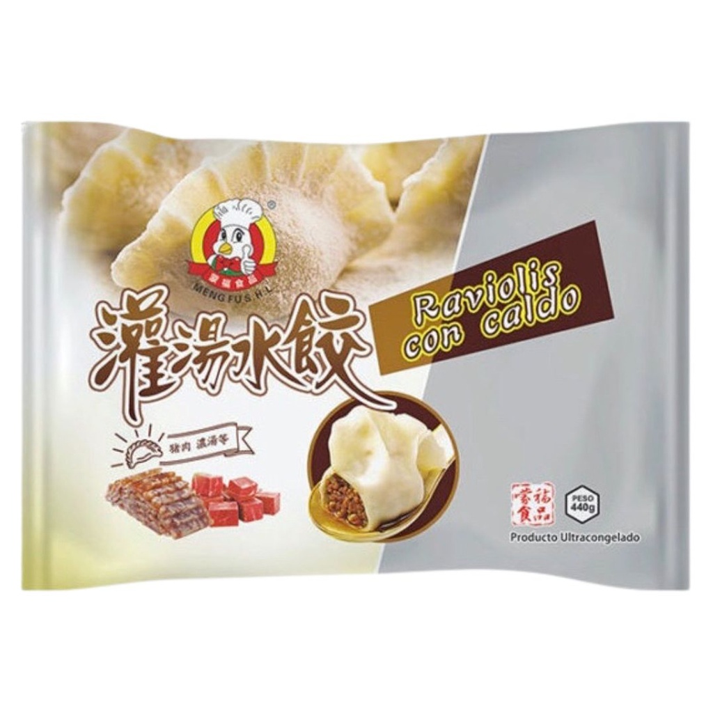 [200093] RAVIOLI CALDO CONGELADO *MENGFU* 蒙福冻灌汤水饺 400g/12