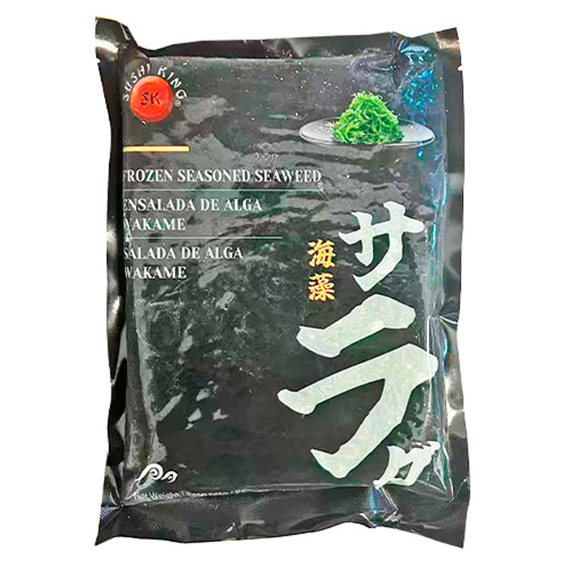 ENSALADA ALGA WAKAME CONGELADA *SUSHI KING* 寿司王冻海藻沙拉 1kg/10