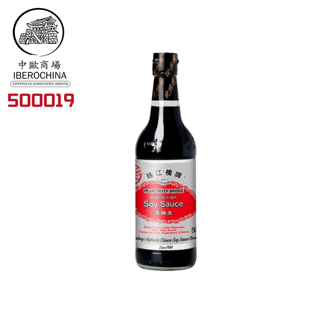 SALSA SOJA CLARA *PRB* 珠江桥牌生抽酱油 500ml/24