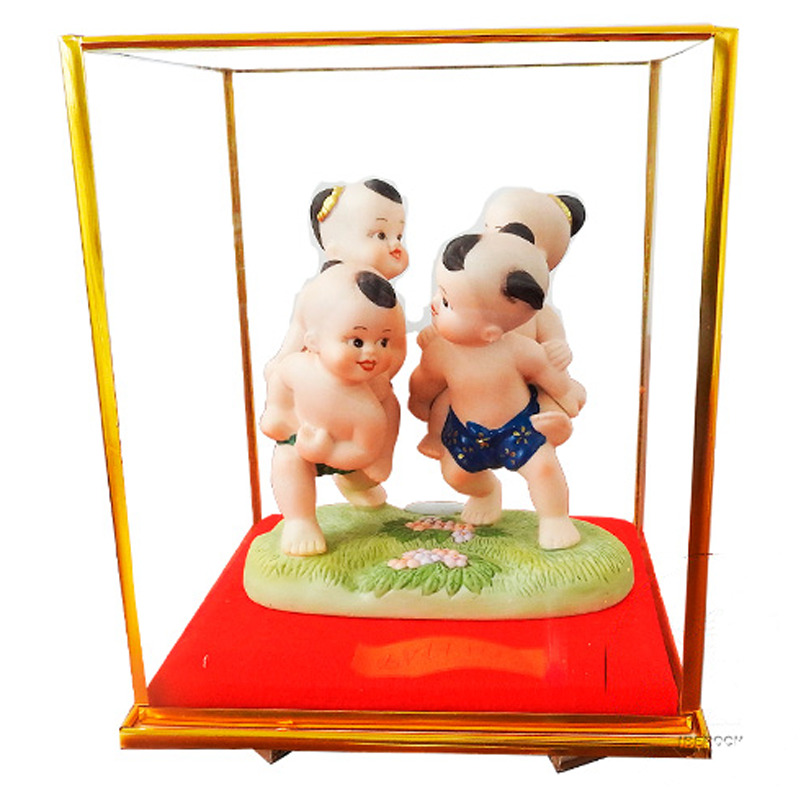 JUEGO MUNECA   泰蓝瓷娃娃塑料盒组 8u