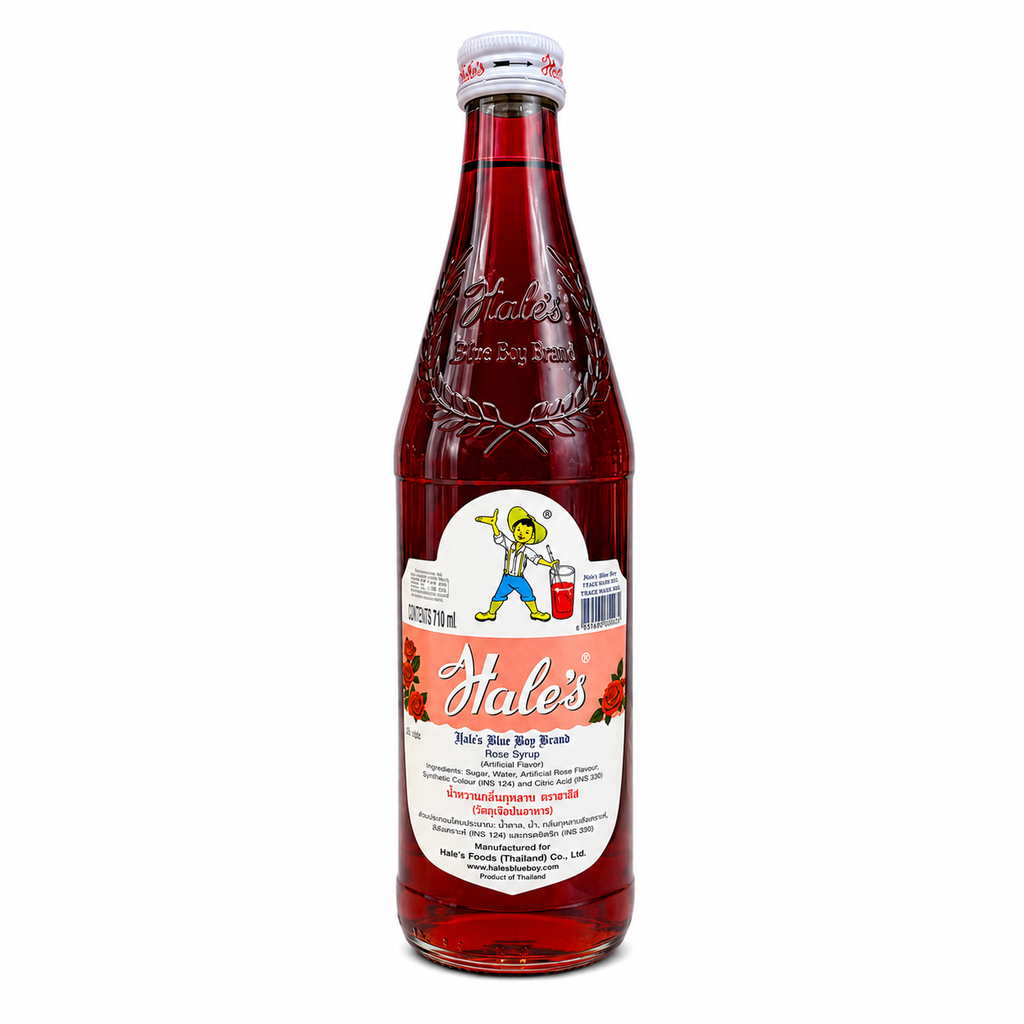 [501590/5A0518] ALMIBAR SYRUP ROSA*BLUE BOY*蓝衣男孩玫瑰糖浆 710ml/12