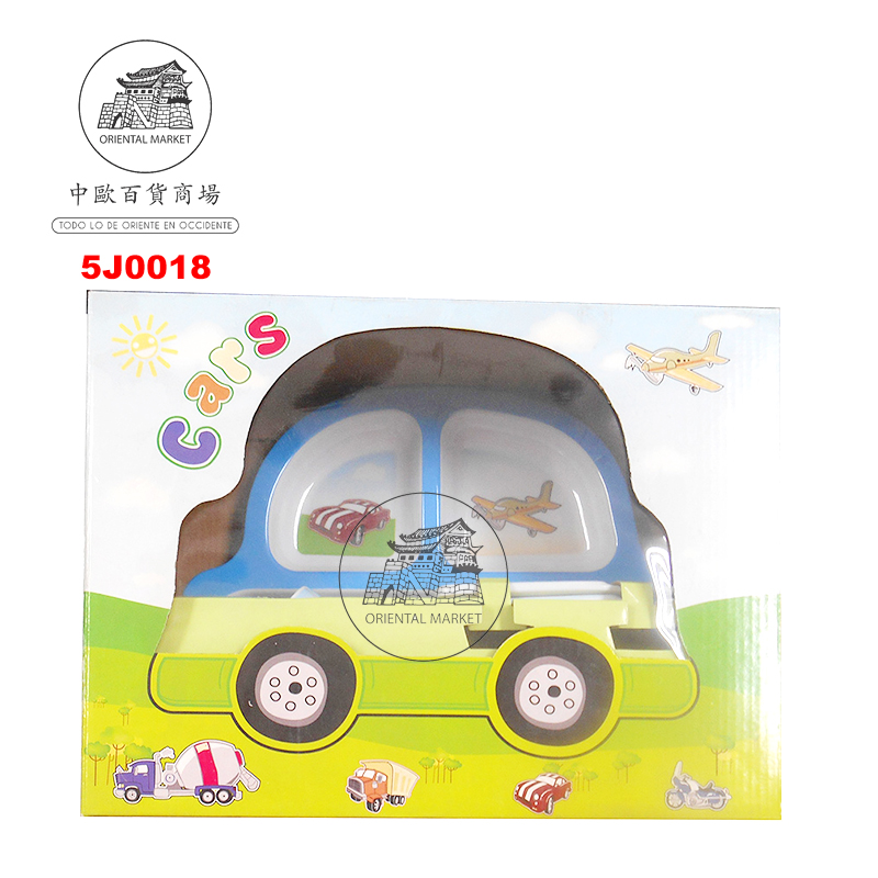 JUEGO CUBIERTO    五件式儿童车型厨具组 10(5 PIEZAS)