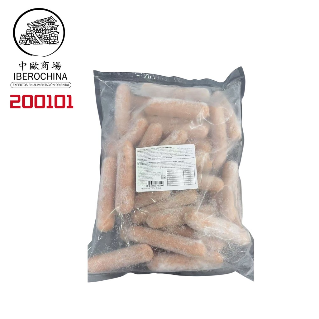 SALCHICHAS DE CERDO SABOR ORIGINAL TAIWAN *MENGFU* 蒙福台湾原味烤肠大包 2,5kg/4