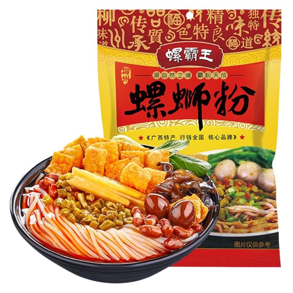 FIDEO DE ARROZ SABOR ORIGINAL *LUOBAWANG* 螺霸王 柳州螺蛳粉原味 280g/25