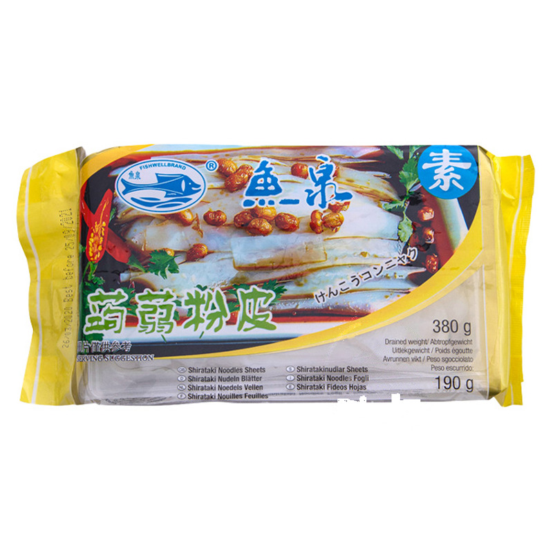[500080] FIDEO KONJAC *FISHWELL* 鱼泉魔芋粉皮 380g/20