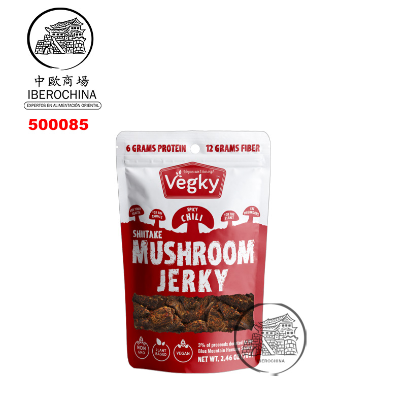 JERKY VEGANO PICANTE *VEGKY* 素牛肉干 辣味 70g/24
