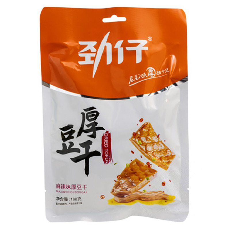 TOFU SECO PICANTE SICHUAN *JINZAI* 劲仔厚豆干 麻辣味 108g/40