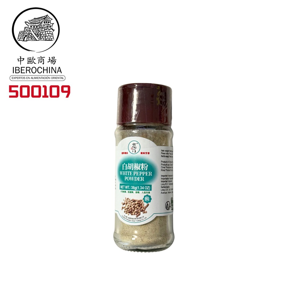 POLVO DE PIMIENTO BLANCO *TYM* 太陽門 白胡椒粉 38g/24