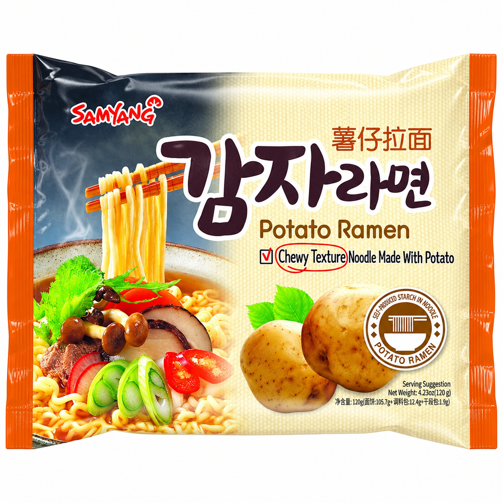 RAMEN PATATA *SAMYANG* 三养土豆拉面 120g/40